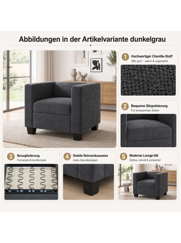 MCW Sessel Lille Chenille (260g/m²), Beige