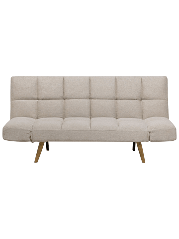 Beliani 3-Sitzer Sofa INGARO in Beige/Braun - (W) 182 x (H) 79 x (L) 79 cm