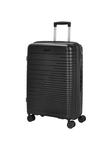 D&N Travel Line 4600 - 4-Rollen-Trolley M 65 cm (black) in schwarz