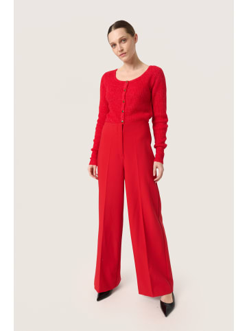 Soaked in Luxury Pants Suiting SLCorinne Gerade Passform in Salsa