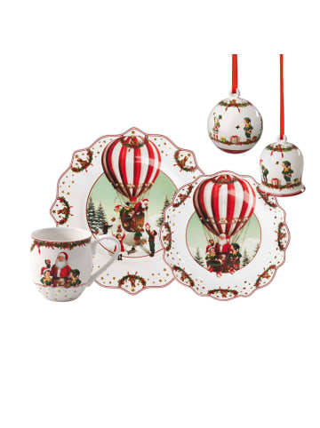 Villeroy & Boch 5er Set Jahres-Set Annual Christmas Edition bunt in bunt