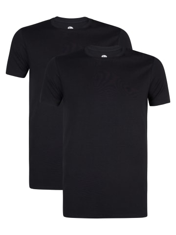 Petrol Industries 2er-Pack Basic T-Shirt Rundhals Pioneer in Blau