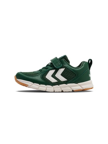 Hummel Klettverschluss Sneaker Speed Jr Lebensstil Kinder in DARK GREEN