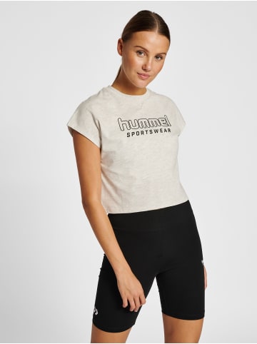 Hummel T-Shirt Hmllgc June Damen in TOFU MELANGE