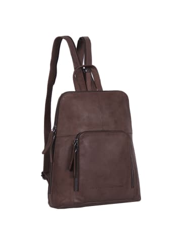 The Chesterfield Brand Wax Pull Up City Rucksack Leder 29 cm in braun