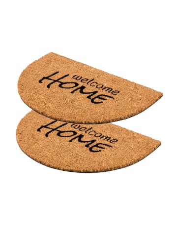 Astra Fußmatte halbrund COCO SMART HR 2ER SET 2 in Natur