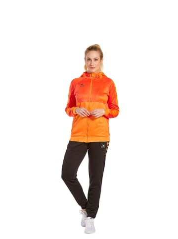 erima Six Wings Trainingsjacke mit Kapuze in new orange/orange