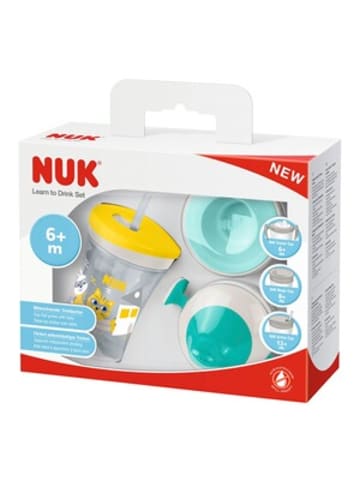 NUK 5-tlg. Trinklernset Action Cup, 230ml in Mehrfarbig