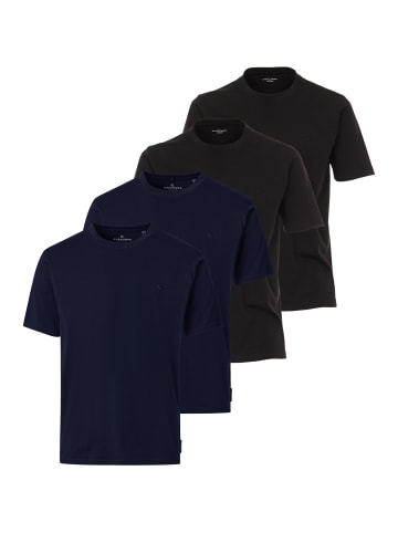 Casa moda T-Shirt Basic in Blau / schwarz
