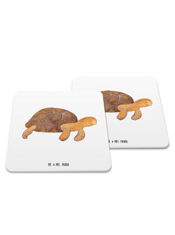 Mr. & Mrs. Panda Coaster Schildkröte MHerzieren ohne Spruch in Weiß