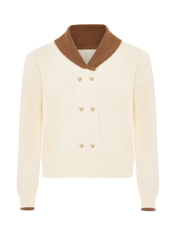 faina Women Cardigan in Beige