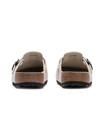 VITAFORM Veloursleder Clogs in offwhite