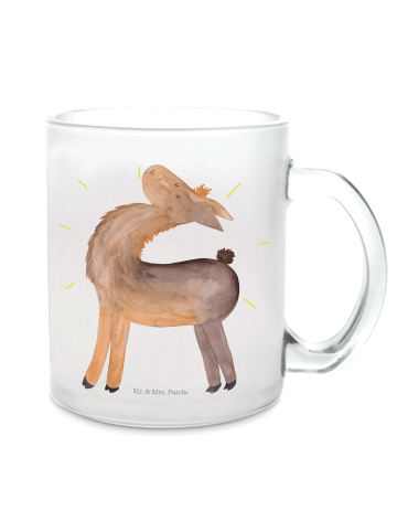 Mr. & Mrs. Panda Teetasse Lama Stolz ohne Spruch in Transparent