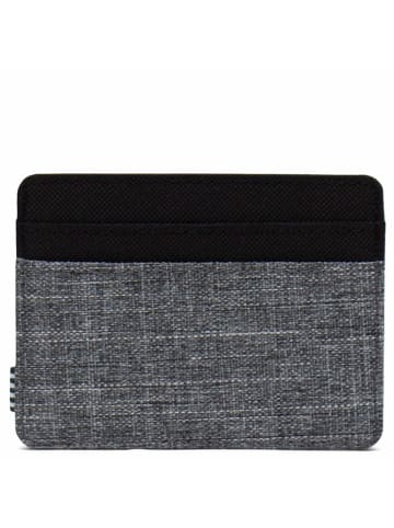Herschel Charlie - Kreditkartenetui 4cc 10 cm RFID (ash rose) in raven crosshatch