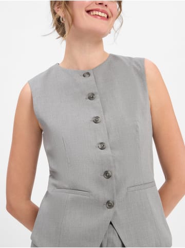 SAMSOE & SAMSOE Weste Saruma in grau - 0001