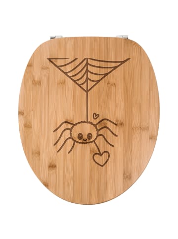 Mr. & Mrs. Panda Toilettendeckel Spinne Agathe Liebe ohne Spruch in Transparent