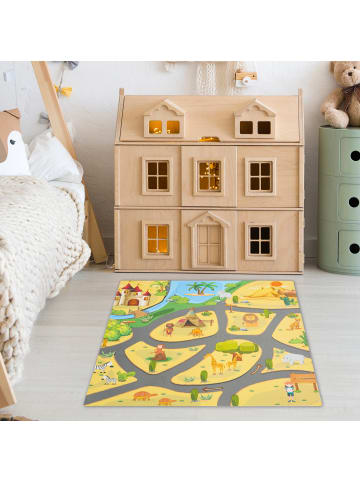 relaxdays 21-tlg. Puzzlematte "Safari" in Bunt