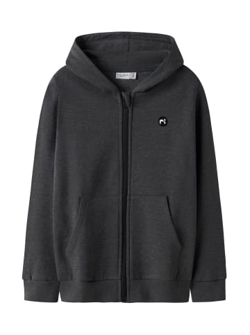 name it Sweatjacke in Dark Grey Melange