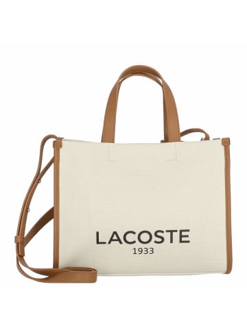 Lacoste Heritage - Henkeltasche 27 cm in natural tan