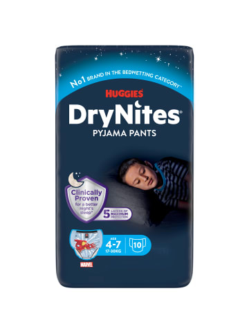 DryNites Windeln Windelhosen Jungen 4-7 J. (17-30kg) 30 Stk