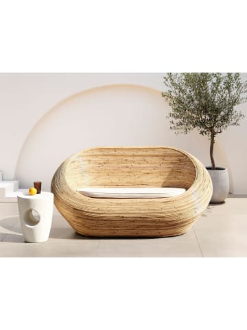Beliani 2-tlg Gartensofa MAIORI in /Beige