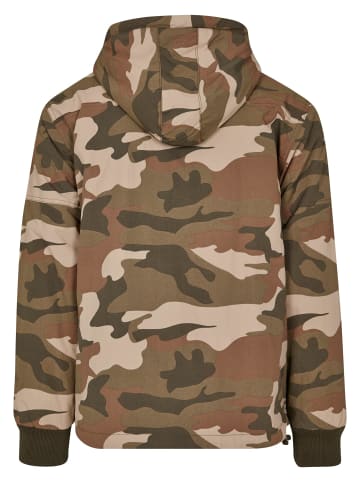 Brandit Windbreaker in wood camo