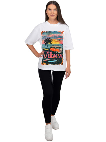 Reichstadt Reichstadt Oversized T-Shirt Damen  24RSW057 Surfside Vibes XXL