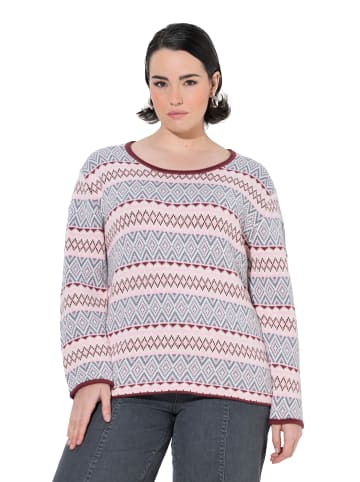 Ulla Popken Pullover in dunkles apricot