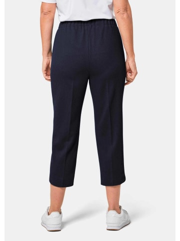 GOLDNER 7/8-Rippenhose Trageangenehme 7/8-Rippenhose in dunkelblau
