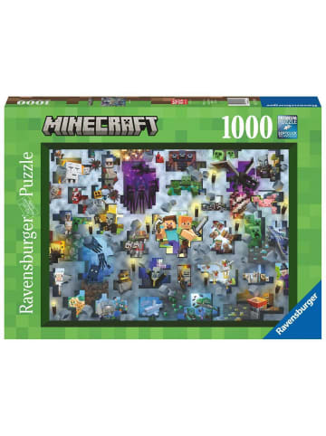 Ravensburger Puzzle 1.000 Teile Minecraft Mobs Ab 14 Jahre in bunt