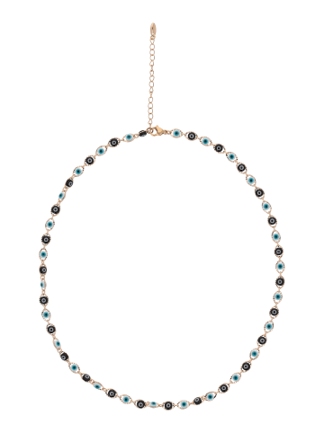 IZIA Women Necklace in Rose Gold Multicolor