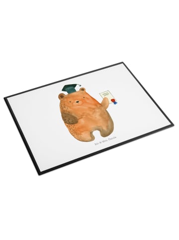 Mr. & Mrs. Panda Schreibunterlage Bär Prüfung ohne Spruch in Weiß