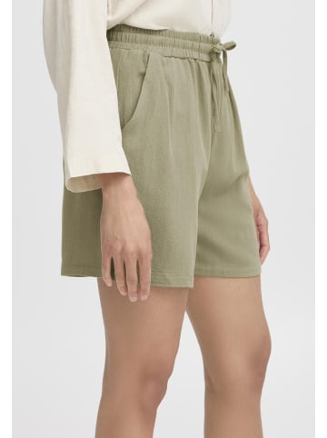 b. young Shorts BYFILINEN Loose fit in Aloe