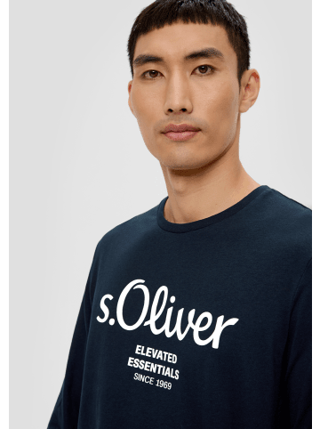 s.Oliver T-Shirt langarm in Blau