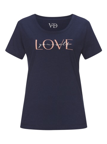 VIVANCE DREAMS Pyjamaoberteil in dunkelblau