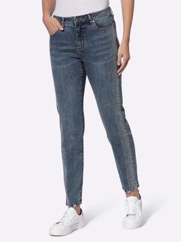 Heine 5-Pocket-Jeans in blue-stone-washed