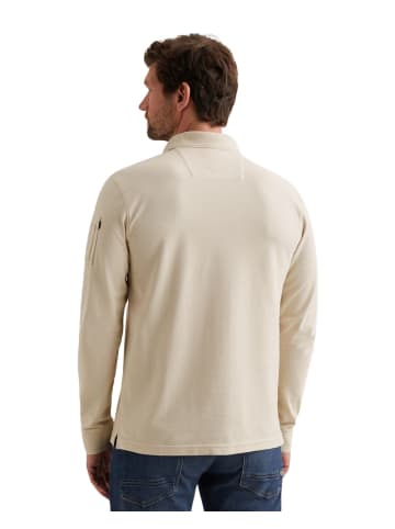 PME Legend Poloshirt LONG SLEEVE POLO AMERICAN CLASSIC in Beige
