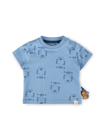 Sigikid T-Shirt Tiger & Löwe in Hellblau