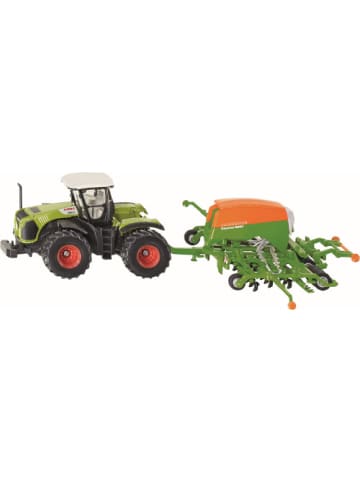 SIKU  Spielzeugfahrzeug 1826 FARMER - Traktor mit Sähmaschine, 1:87 - ab 3 Jahre