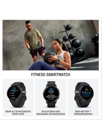 Garmin Vivoactive 5 42mm GPS-Smartwatch mit 1,2" AMOLED Touchdisplay Fitness Musik