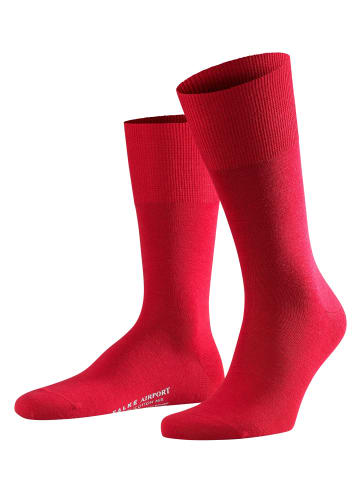 Falke Socken Airport in Scarlet