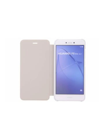 Huawei Handyhülle P8 Lite Flip Cover in weiß