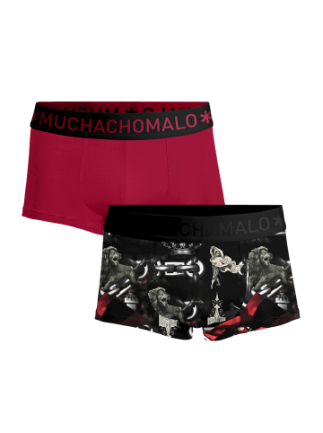 Muchachomalo 2er-Set: Boxershorts in Multicolor/Red