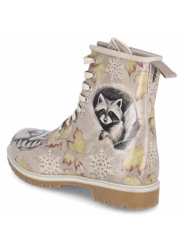 Dogo Schnürstiefeletten RACCOON in Beige