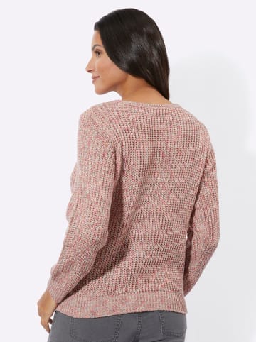 Sieh an! Rundhals-Pullover in rosenholz