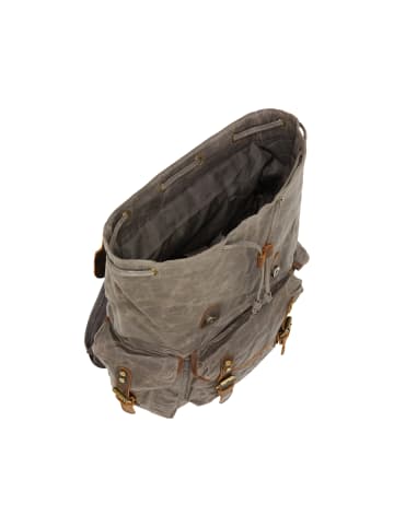 DreiMaster Vintage Men Backpack in Grey