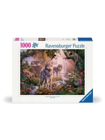 Ravensburger Puzzle 1.000 Teile Erwachsenenpuzzle 1000 Teile - Wolfsfamilie im Sommer Ab 14 Jahre in bunt