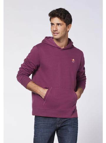 Polo Sylt Kapuzenpullover mit Logo in Multicolour-Optik in Lila