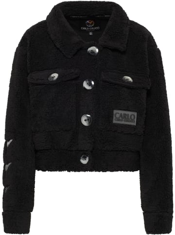 Carlo Colucci Sweatjacke Dallavalle in Schwarz