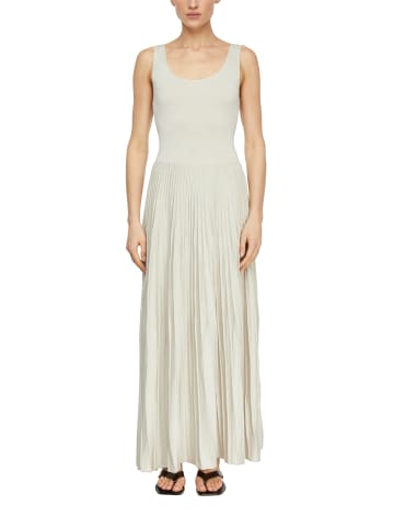 comma Strickkleid in beige silber - 0001